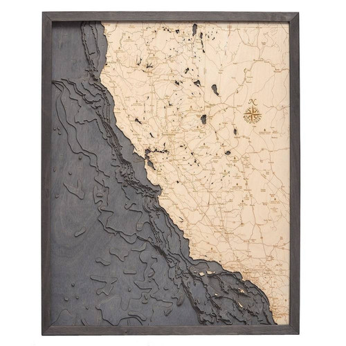 California Coast - Grey Frame