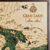 Great Lakes - Small - Dark Frame