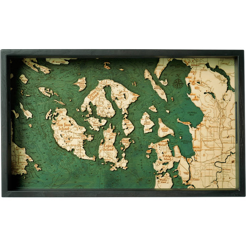 San Juan Islands Serving Tray